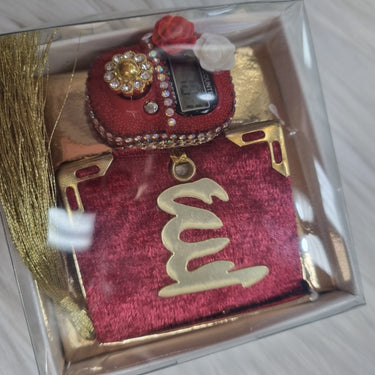 Mini Quran & Tasbih Zikr Set - Red