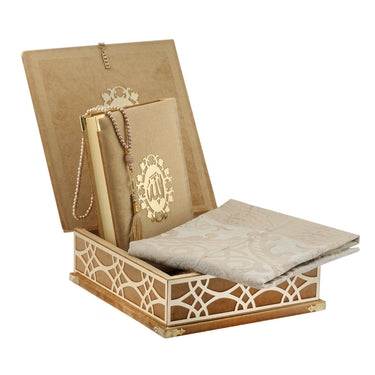 Bayezid Collection Quran Box  - Gold