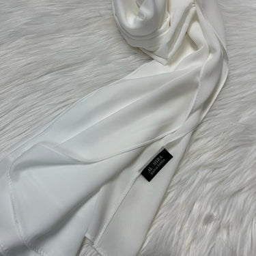 Medina Silk Chiffon - White