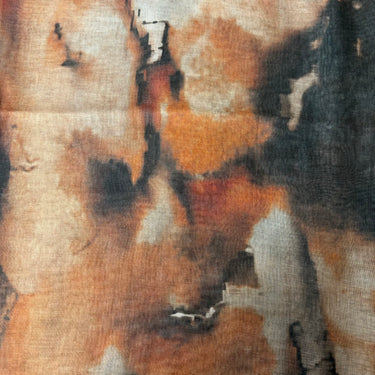 Rust Watercolour Modal Hijab #31