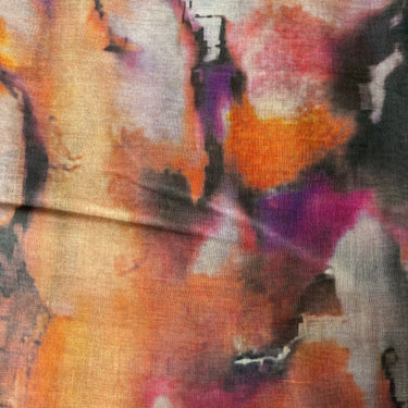 Fire & Ash Watercolour Modal Hijab #30