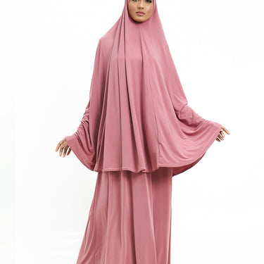 Rose Jersey Burkah and Skirt (Free Size)