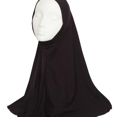 Black Womens Hijab With Niqab - Small