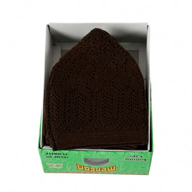 Chocolate Brown Net Hat