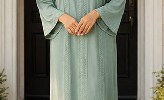 Jamilah Lace Insert Abaya