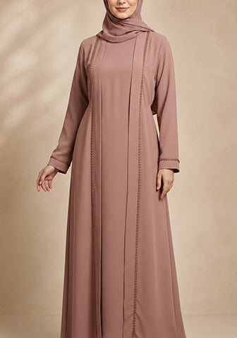 Maysa Satin Abaya Set