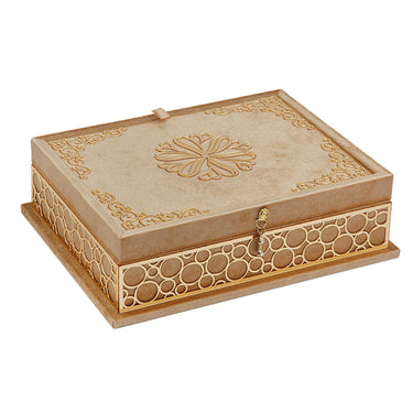 Neva Quran Rehal Box with Quran - Gold