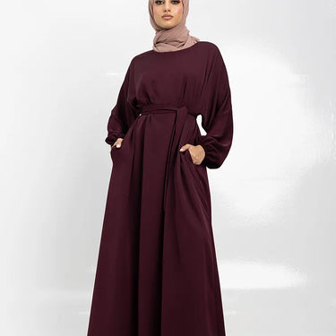 Essential Abaya - Plum