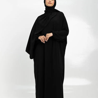 Instant Hijab Abaya - Black