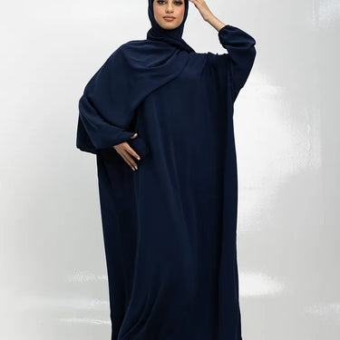 Instant Hijab Abaya - Navy