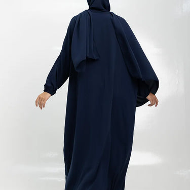 Instant Hijab Abaya - Navy