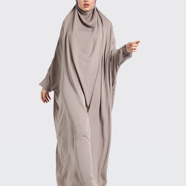 Khimar 1 Piece  - Stone