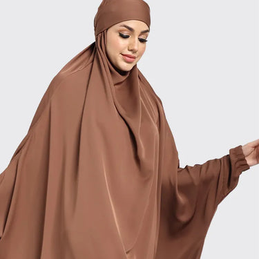 Khimar 2 Piece  - New Mocha