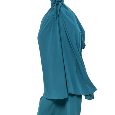 Khimar 2 Piece  - Teal Blue