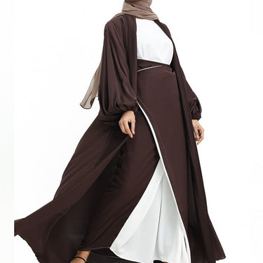 Saree Wrap Kimono - Chocolate