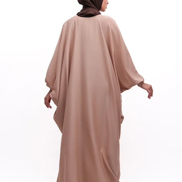 Beige Batwing Abaya