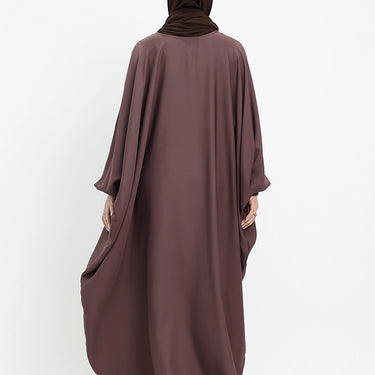 Mauve Batwing Abaya
