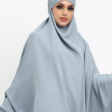 Khimar 2 Piece  - Ice Blue