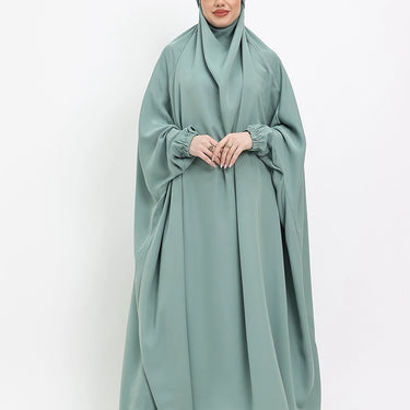 Khimar 1 Piece  - Mint Green