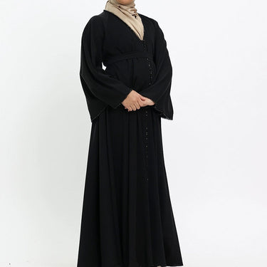 Black - Girls Makeba Pearl Abaya