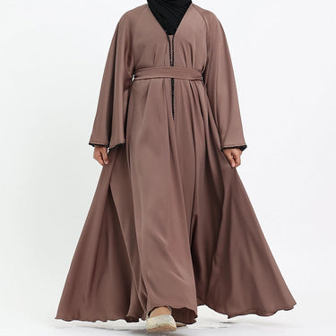 Mocha - Girls Makeba Pearl Abaya