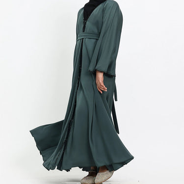 Green - Girls Makeba Pearl Abaya