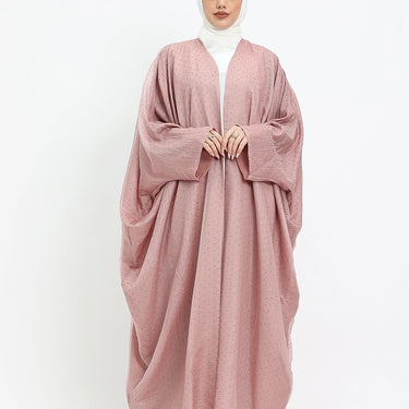 Rose - Diamante Organza Open Abaya