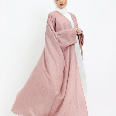 Rose - Diamante Organza Open Abaya