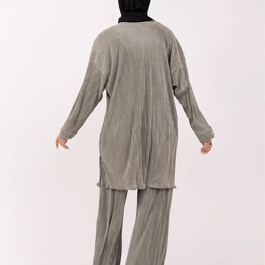 Sage Plisse Co Ord Set