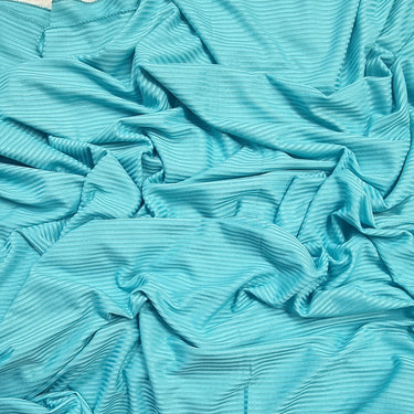 Thin Stripe Jersey - Turquoise