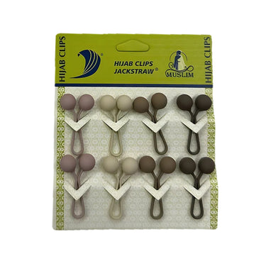 Neutral Blend Assorted Flexi Hijab Pins