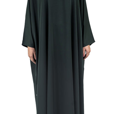 Butterfly Abaya - Bottle Green