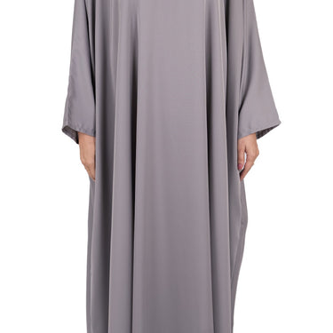 Butterfly Abaya - Grey