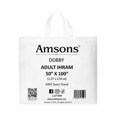 Dobby Adult Large Ihram 50”x100”