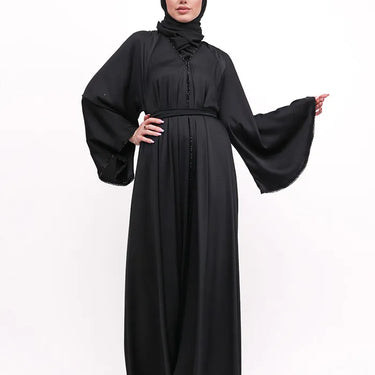 Black Makeba Pearl Abaya