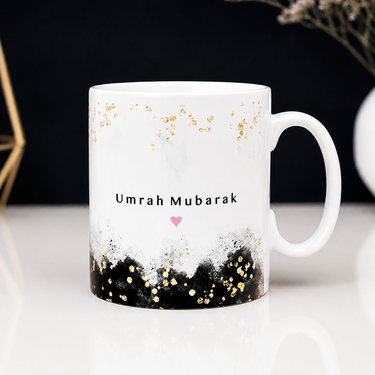 Umrah Mubarak Pink Heart Mug