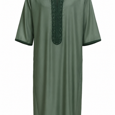 Ocean Teal Moroccan Thobe