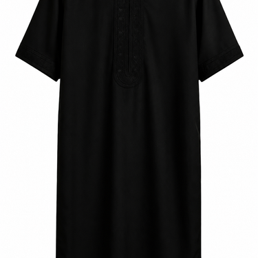 Black Moroccan Thobe