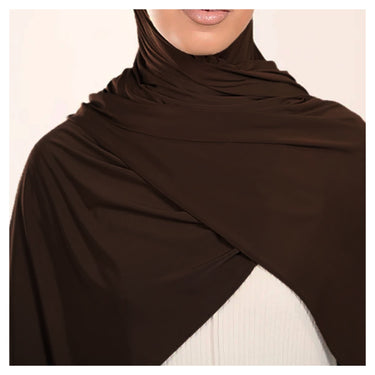 Chocolate Liquid Jersey Hijab