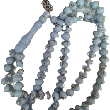 99 Beads Vav Shimmer Tasbih - Blue