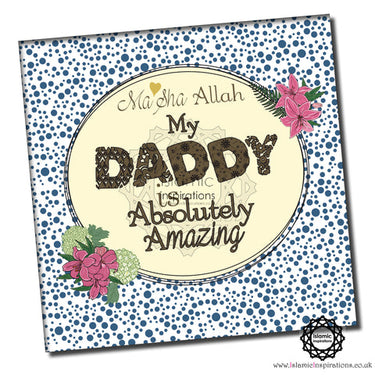 Daddy is Amazing Greeting card