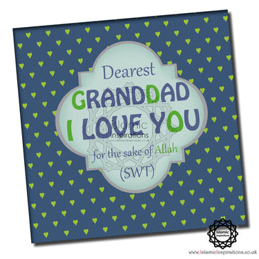 Grandad I Love You Greeting card