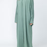Green Luxury Jewels Hand Embellished Abaya