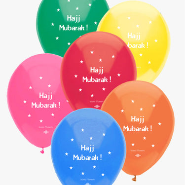 Hajj Mubarak Balloons Multi