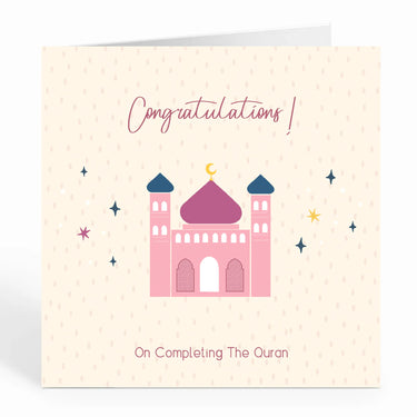Congratulations on completing the Quran - Pink Mosque