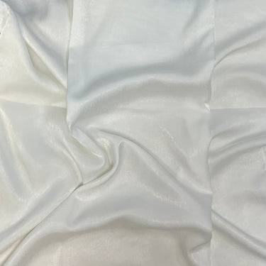 Crushed Silk Chiffon - White