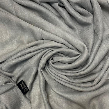 Shimmer Viscose Hijab - Silver