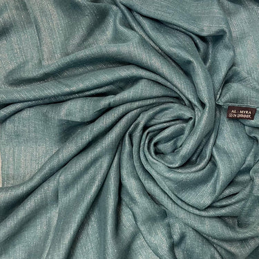 Shimmer Viscose Hijab - Teal