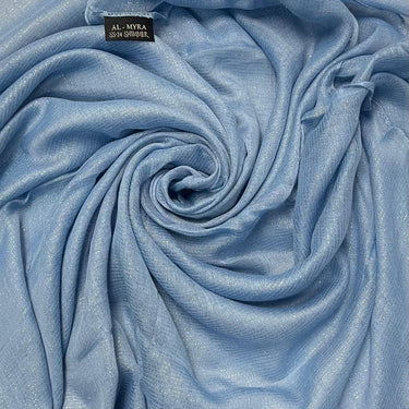 Shimmer Viscose Hijab - Blue