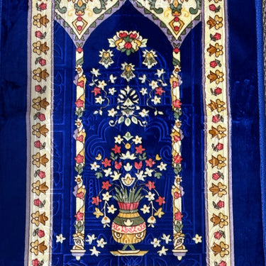 Soft Padded Prayer Mat - Blue